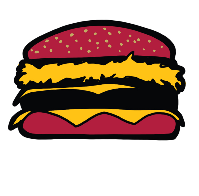 Arizona Cardinals Cheeseburgers Logo iron on transfers